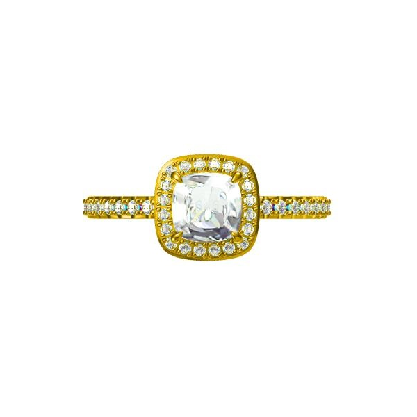Text-free CAD reference for the RIJORI cushion halo ring